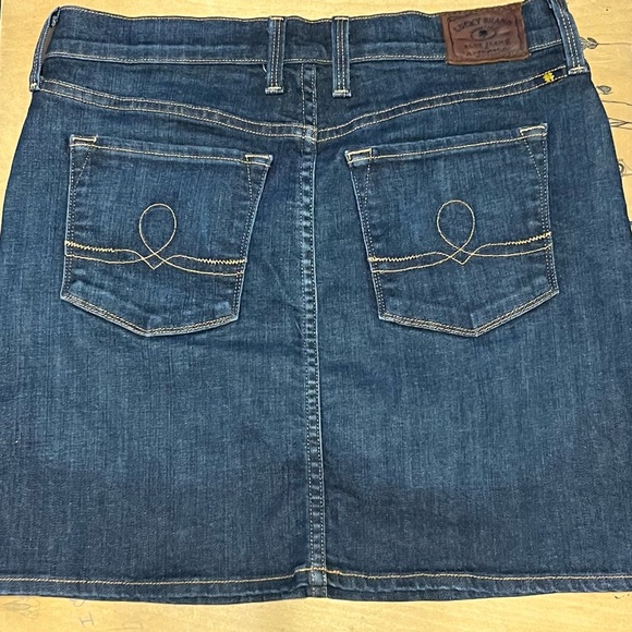 Lucky Brand denim skirt - US size: 2/26 - Picture 2 of 6